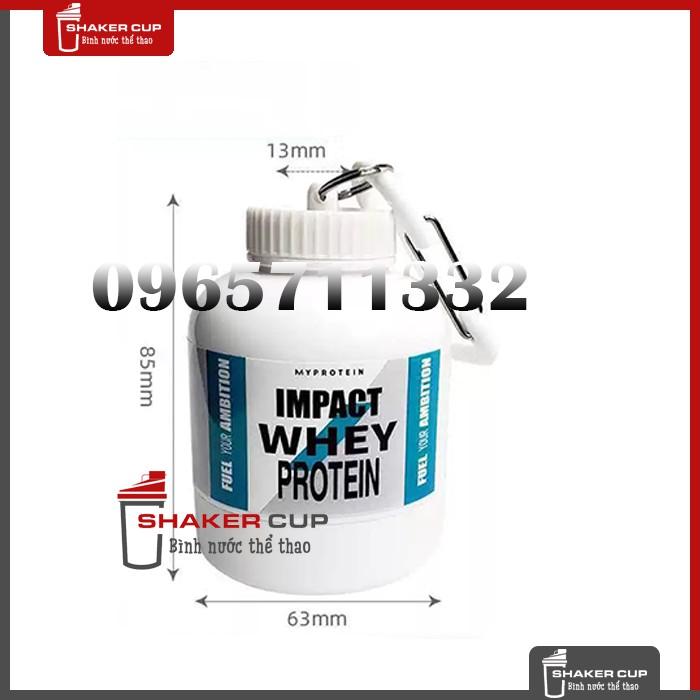 Hũ đựng bột, hộp đựng whey, mass, bcaa tập gym Ishake Protein Funnel 200ml