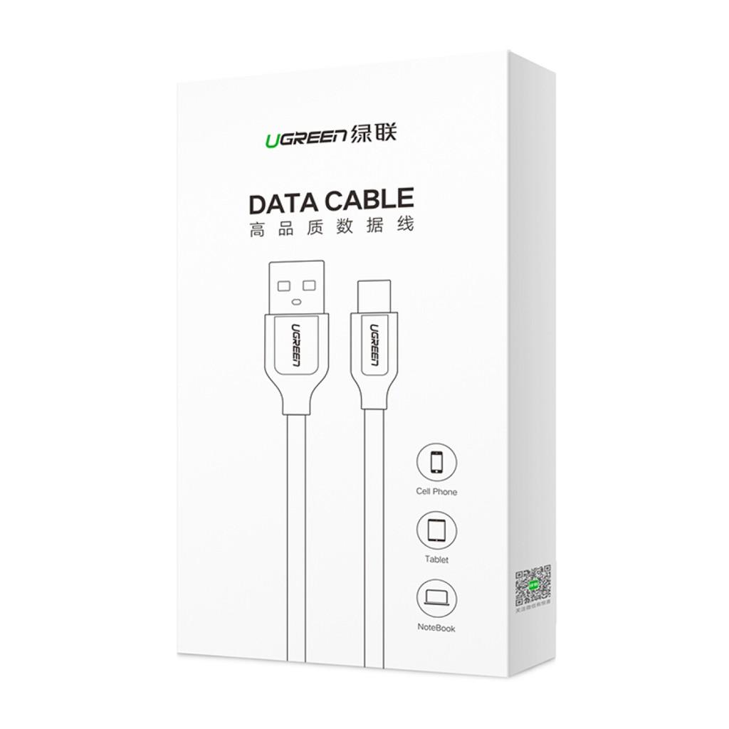 Cáp sạc nhanh Micro USB UGREEN US271 5V/4A cho Oppo R9 / Oppo R9S/ Oppo R11 / Oppo R11 Plus / F1 Plus dài 0.25m - 1m - Hàng chính hãng