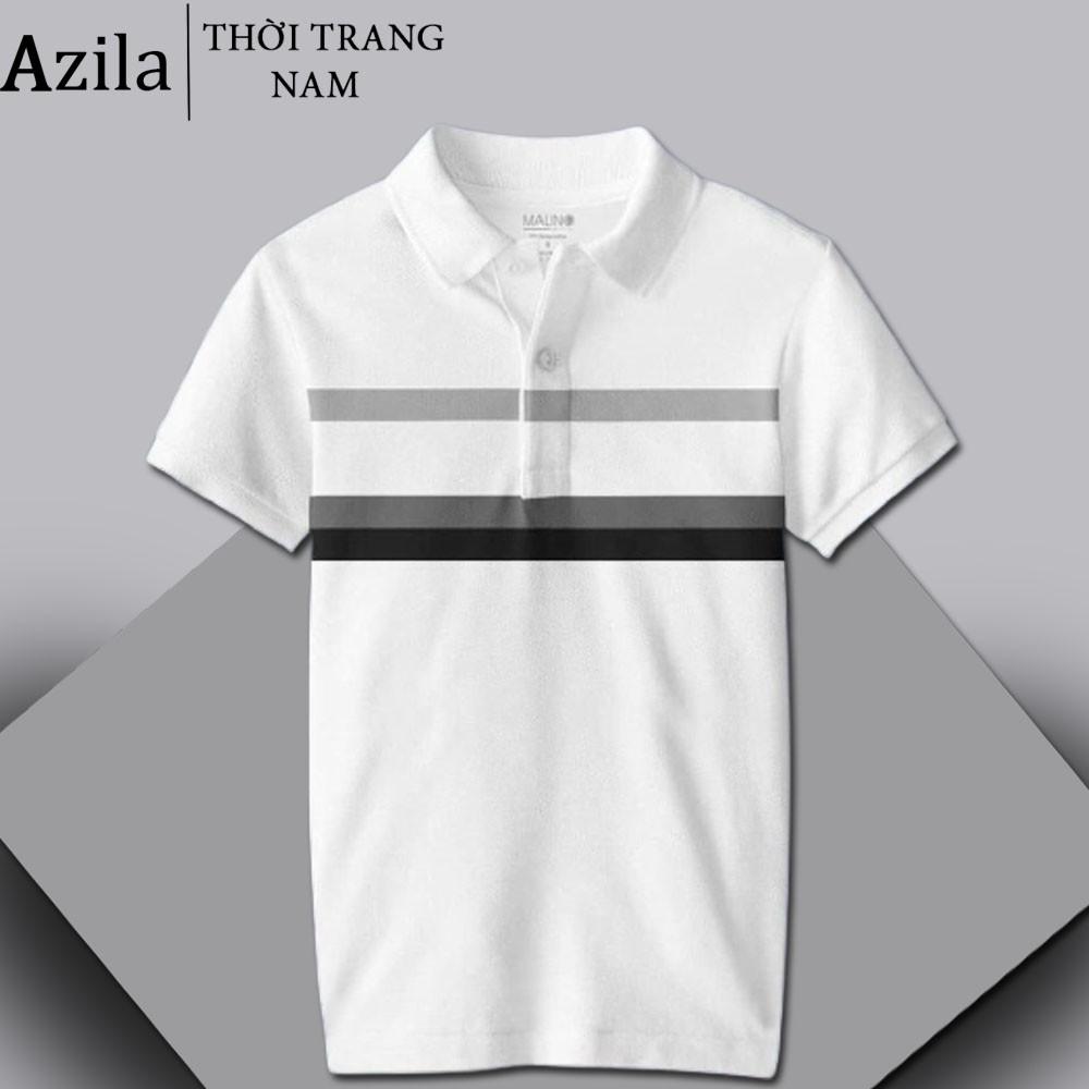 Áo Polo Nam Cao Cấp, Áo Phông Nam Cổ Bẻ Vải Cotton Cá Sấu Mềm Mịn Thoáng Mát - Azila - AC110