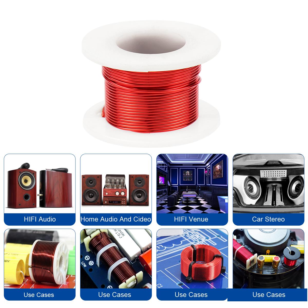 1 Cuộn Dây Cuộn Cảm 0.7Mm 0.1-2.0MH DIY Loa Đeo Chéo Cuộn Cảm Cuộn Dây Đồng Không Oxy Bộ Phân Tần Không Khí lõi Rỗng Màu Sắc: 0.7Mm 2.0MH