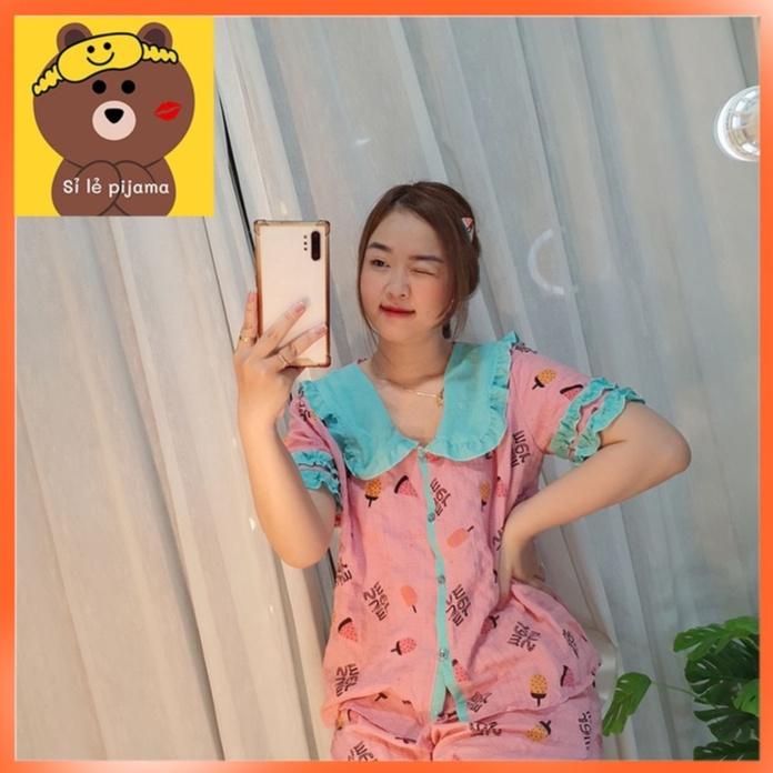 Đồ Bộ pijama Đũi Tiểu Thư- form ĐÙI 40-60kg