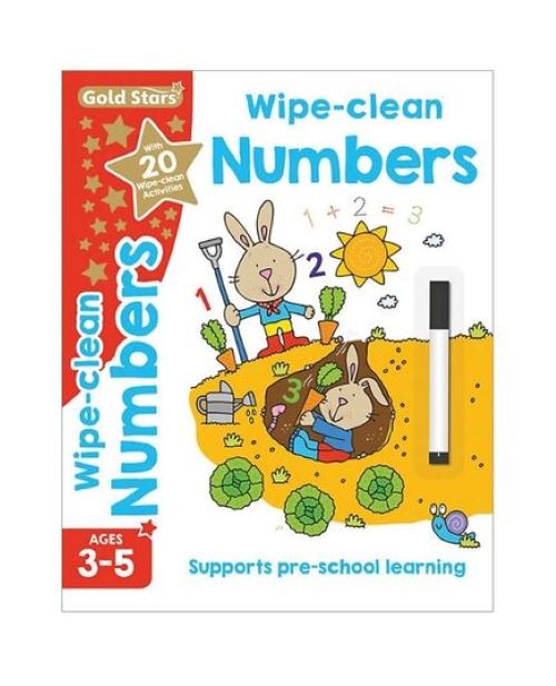 Gold Stars - Wipe-clean Numbers Ages 3-5