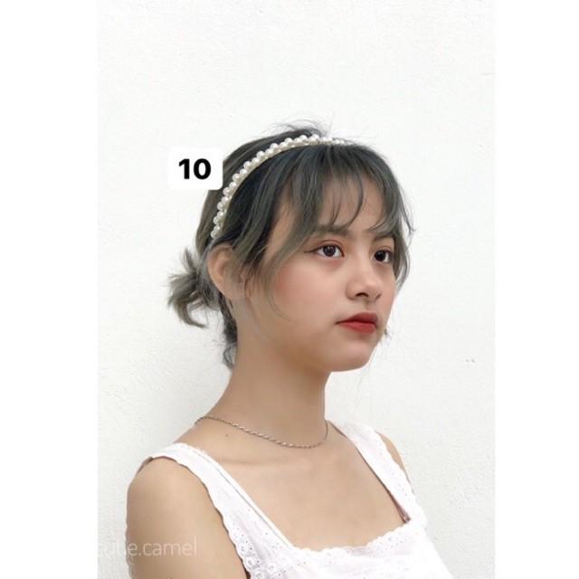 Bờm Cài Tóc Đính Ngọc Trai Nhân Tạo Cho Nữ