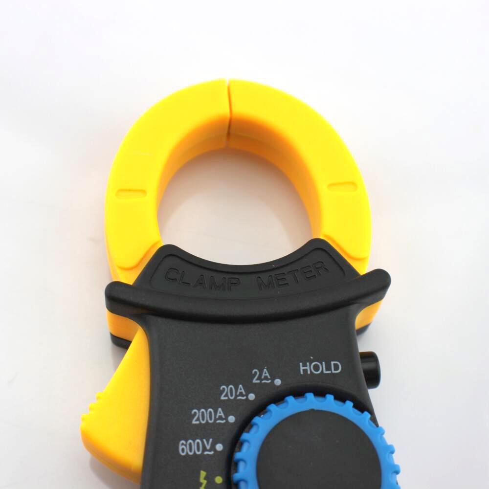 Generic Electric LCD Digital Clamp Multimeter Buzzer Resistance Tester Meter AC DC Volt Ammeter Black