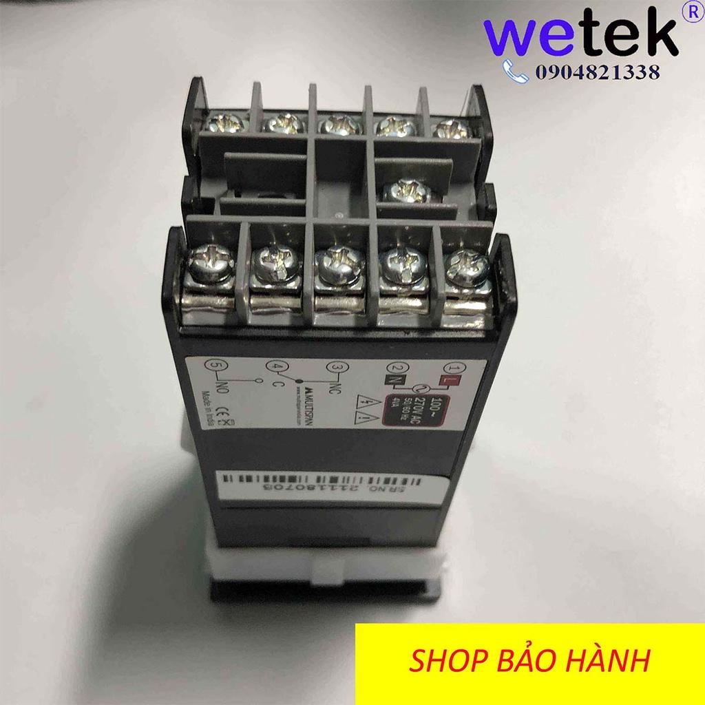 Multispan MDT 4310 Timer kiểu cơ, lắp mặt cánh tủ, phím xoay, màn LED, dải siêu rộng 0s-999h