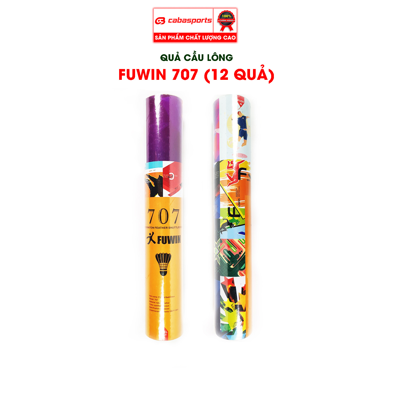 Quả Cầu Lông Fuwin Giá Rẻ - Fuwin 707 12 Quả