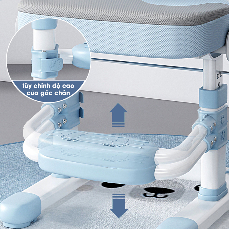 Ghế Học Sinh Chống Gù Chống Cận, Ghế Ngồi Học Giúp Bé Có Tư Thế Ngồi Lành Mạnh Tránh Cong Vẹo Cột Sống 23302 - Hàng Chính Hãng