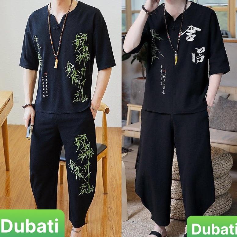 ĐỒ BỘ THỂ THAO TRÚC XANH, ĐỒ BỘ THỂ THAO NAM, CHẤT VẢI MỀM MỊN THOÁNG MÁT SANG CHẢNH VIP PRO- DUBATI FASHION