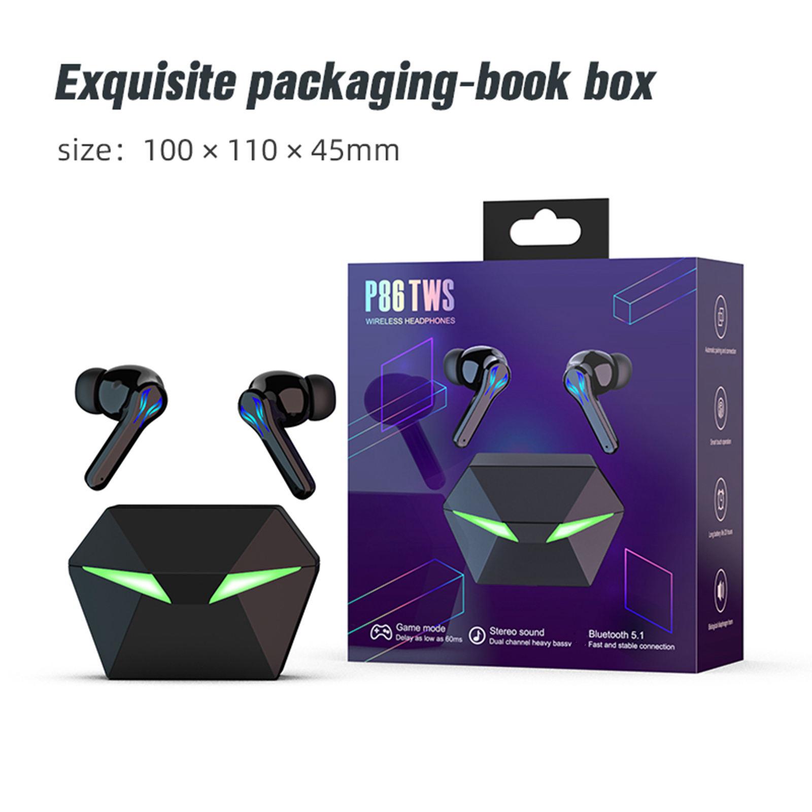 Bluetooth Gaming Wireless Earbuds IPX5 Waterproof for Sport Running Workout