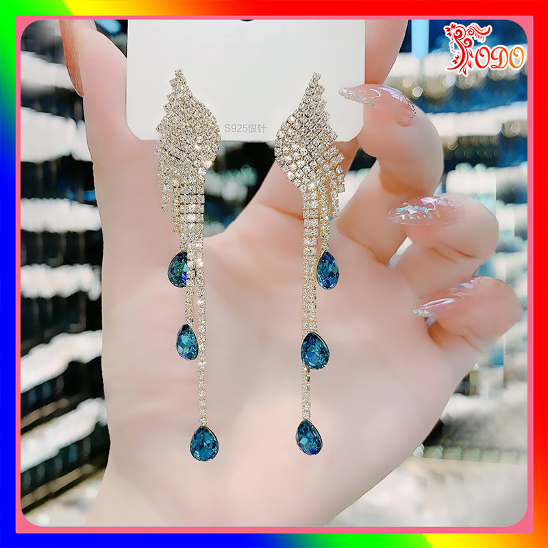 Bông tai kiểu đi làm đính đá đi dạo cá tính đi đám cưới đi chơi JE429 sang trọng xu hướng mới - [Thời Trang ToDo