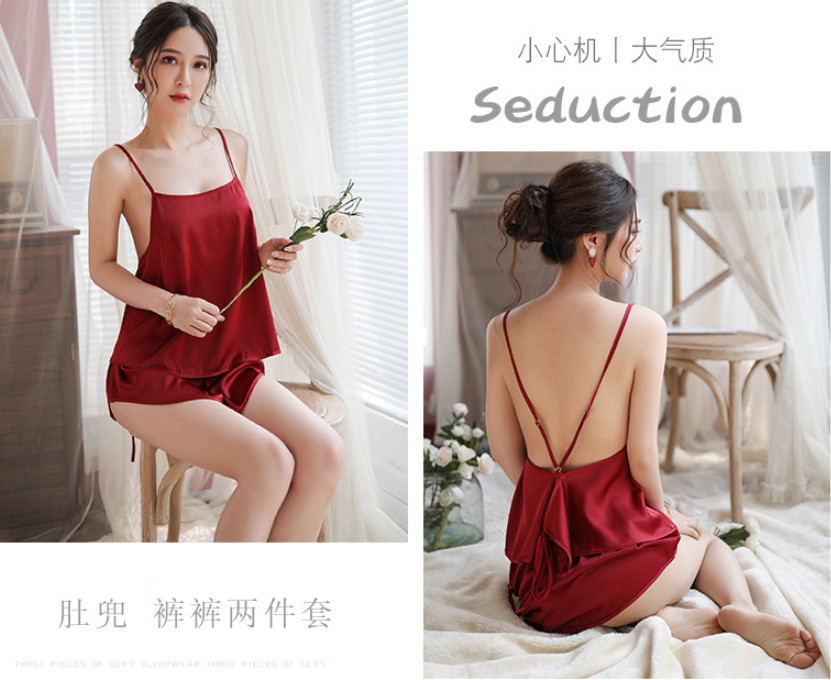 Váy Ngủ 2 Dây Lua Đẹp Sexy