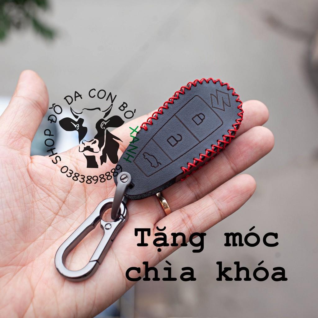 Bao da dành cho chìa khoá Suzuki Swift, Ciaz, Vitara, Ertiga handmade da thật 001