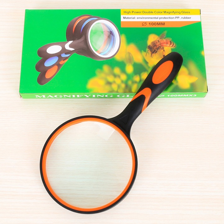 Kính lúp 100mm đọc sách báo chống va đập