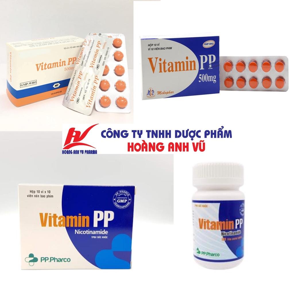 VITAMIN PP-HỖ TRỢ ĐẸP DA, GIẢM MỠ MÁU, BỔ NÃO