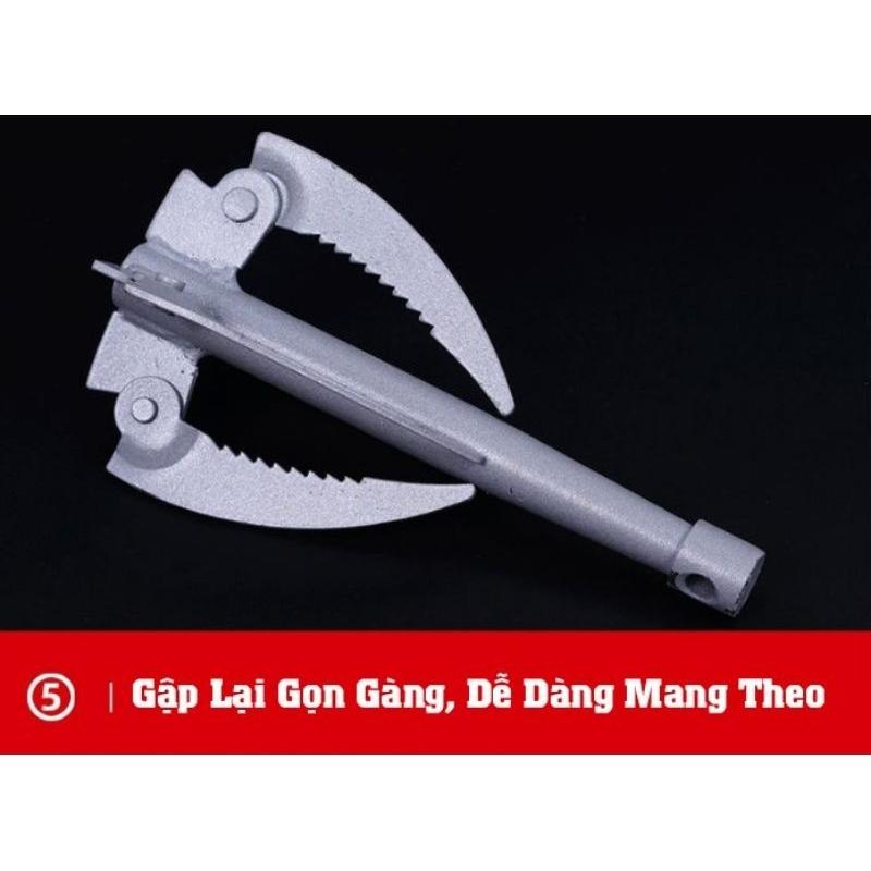 Móc 4 Cạnh Dọn Lục Bình, Chà, Cỏ Cây tạo bãi câu cá - Móc dọn lục bình