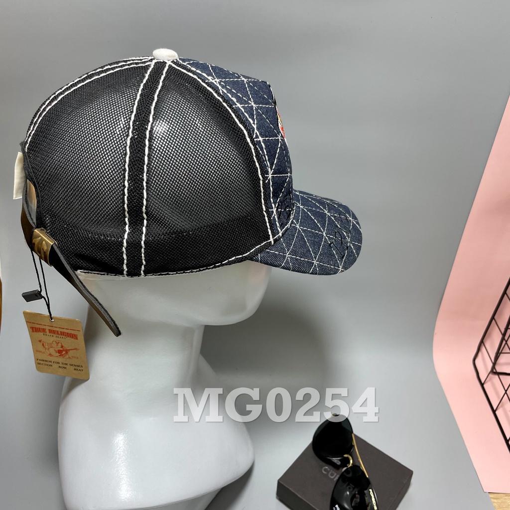 Mũ lưỡi trai True Religion cao cấp thêu logo lá bài độc đáo thiết kế thời trang cá tính freesize shop nón ông địa