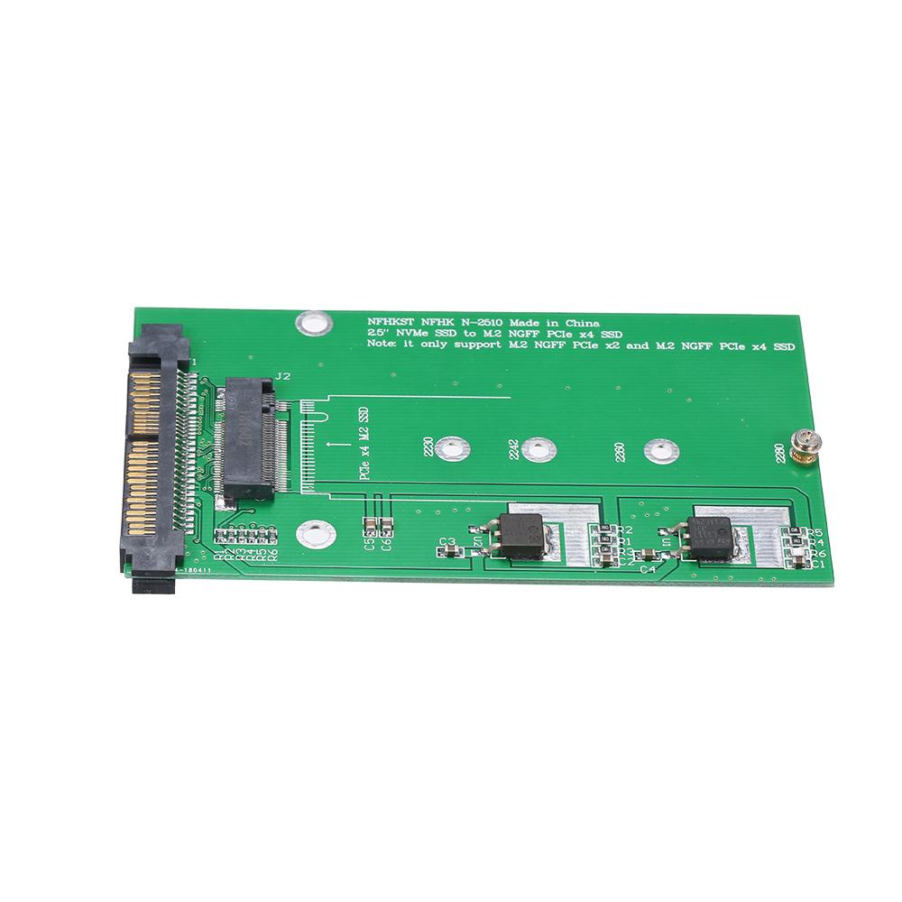 Thẻ chuyển đổi NVME sang NGFF M-KEY U.2 sang M.2 Giao diện PCI-E 4X và Nguồn cấp SATA