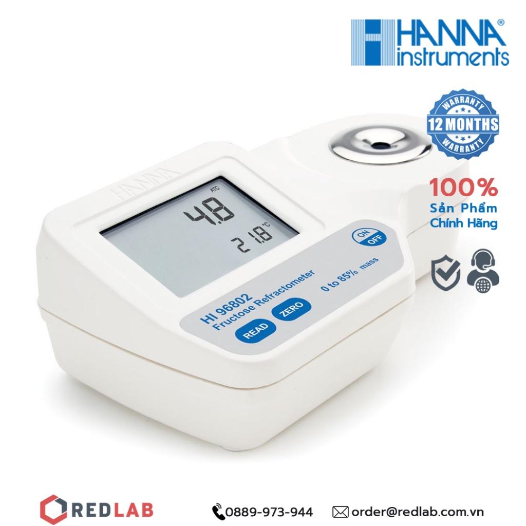 Thiết bị đo độ ngọt % Fructose theo khối lượng Hanna HI96802, bảo hành 12 tháng