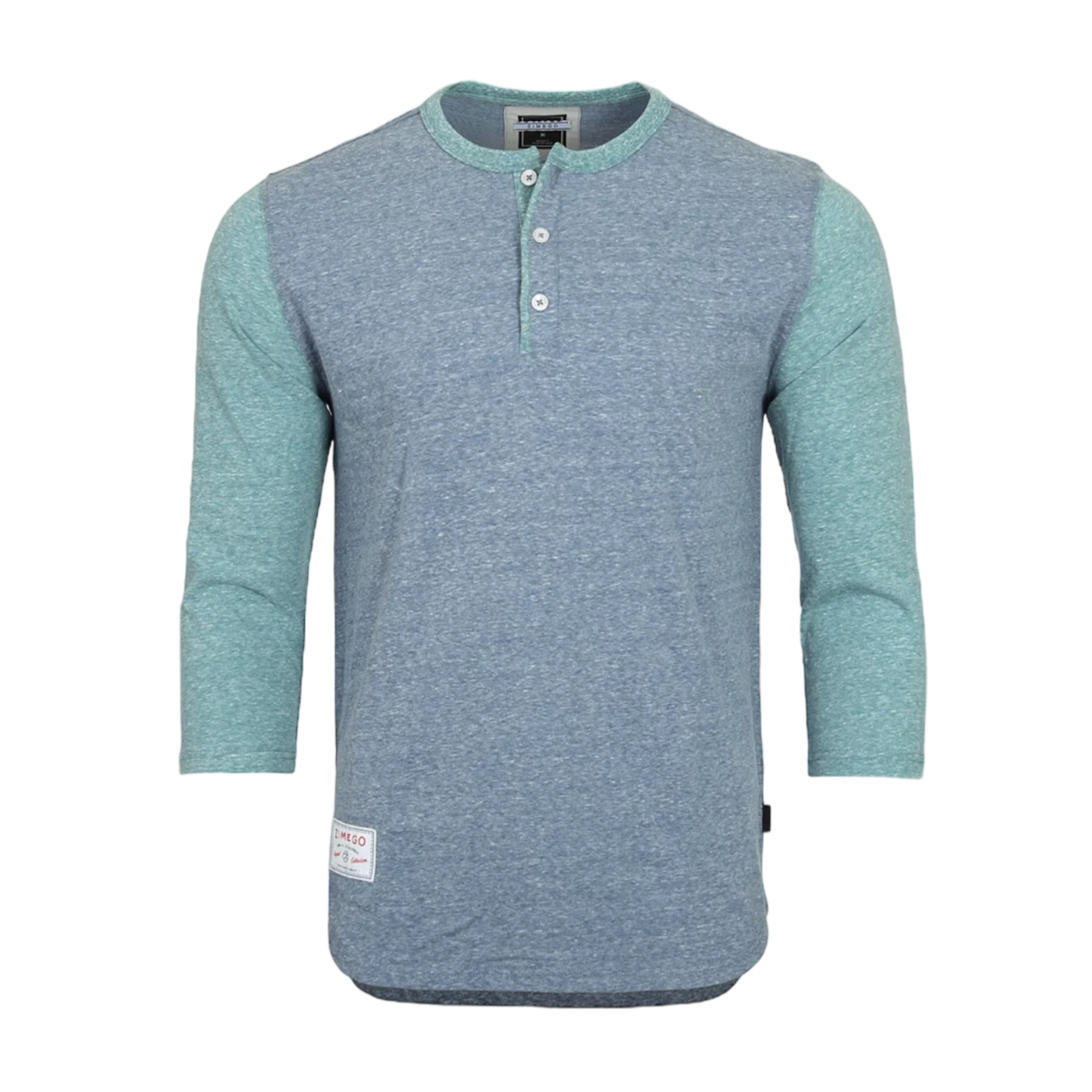 Áo T-SHIRT 3/4 Tay Áo Bóng Chày Raglan_Quarter Sleeve Henley_Phong cách thể thao đơn giản_Hàng US chất lượng cao_ZIMEGO