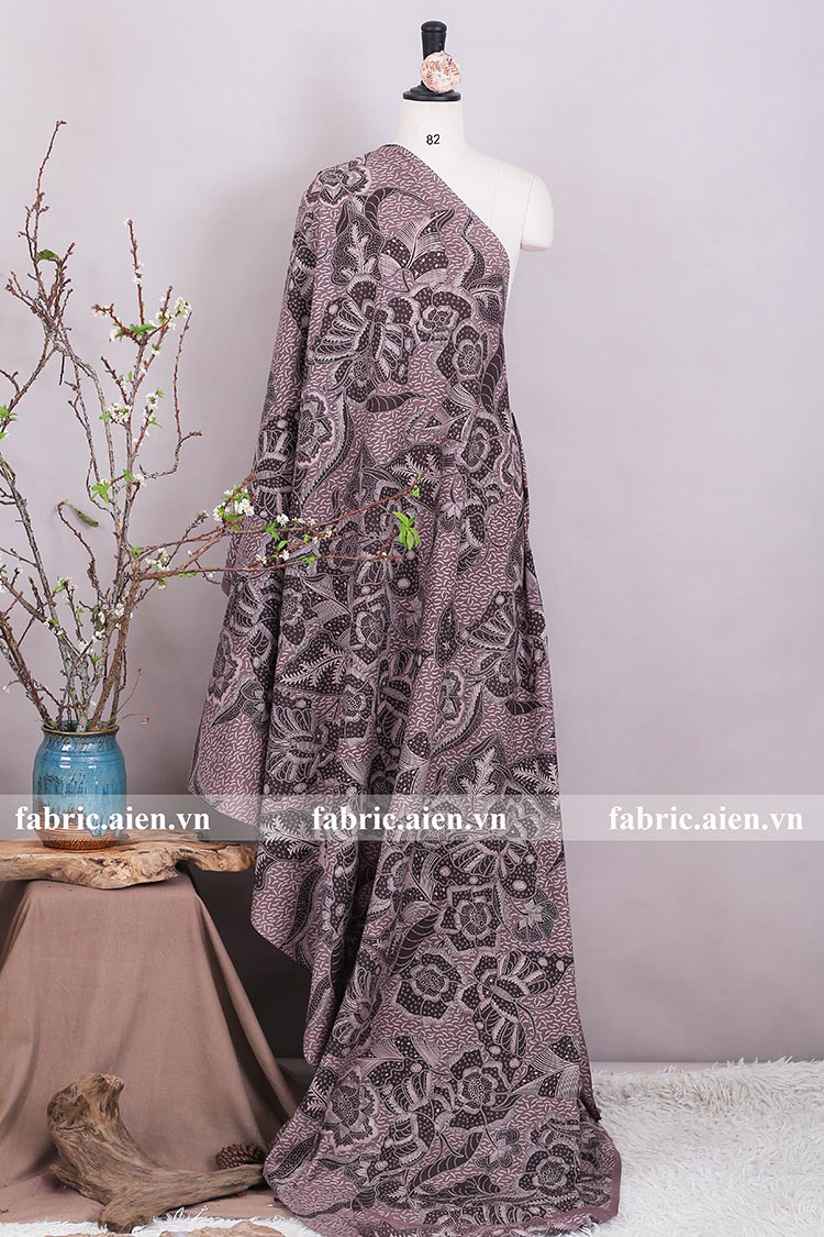 Vải Batik Soga Kain Katun Print ABSOK-04 | VẢI BÁN THEO TẤM