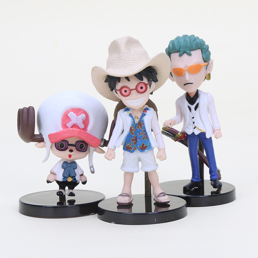 Bộ 09 Mô Hình Nhân Vật One Piece Chibi ( Mẫu 04 )