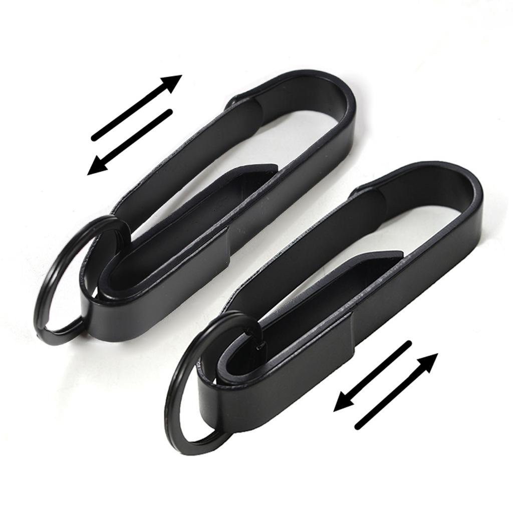 5 Pieces Clip Buckle with Key Ring Quick Release Waist Belt Clip Easy Carry