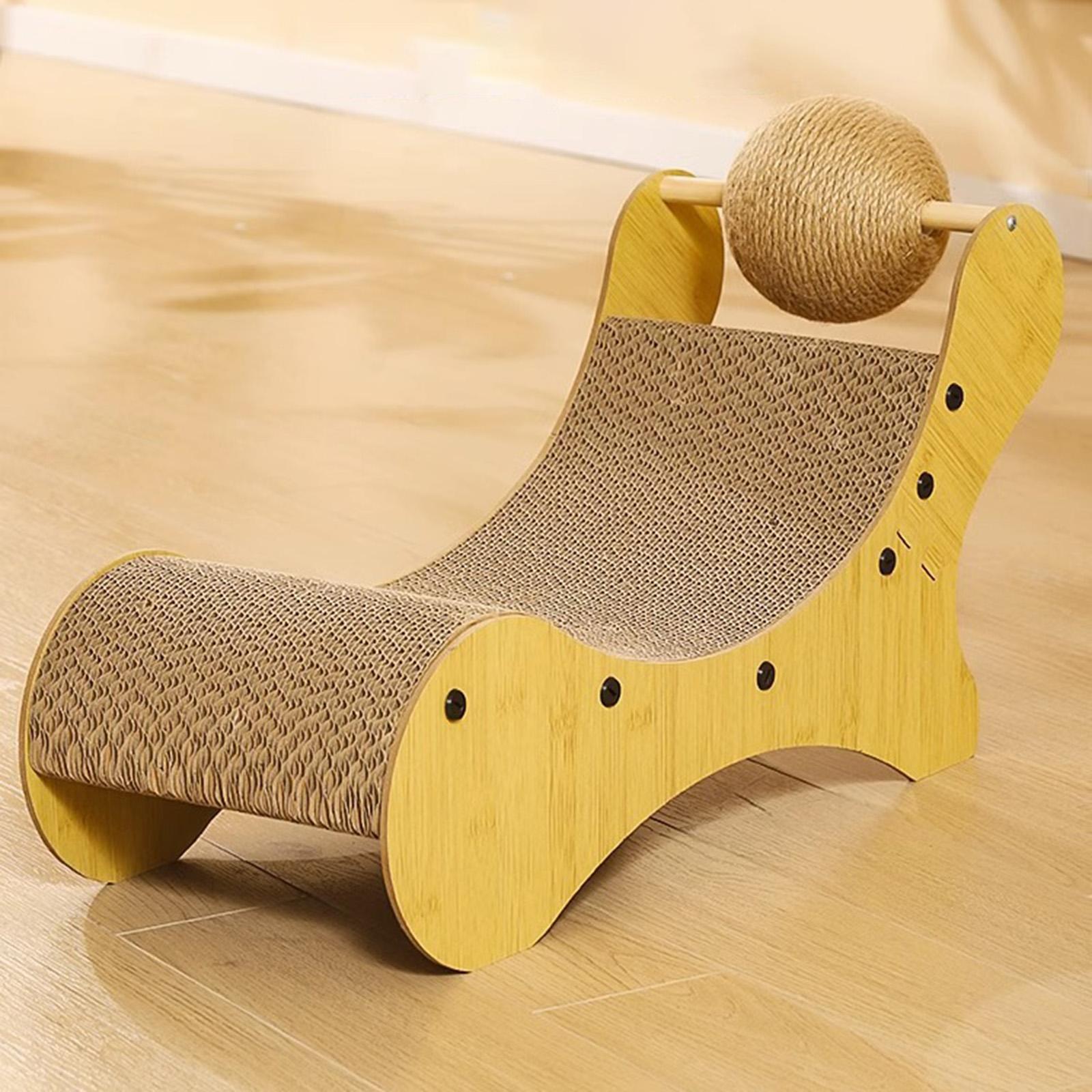 Cat Scratching with Sisal Cat Scratching Ball for Kitty Cardboard Lounge Bed