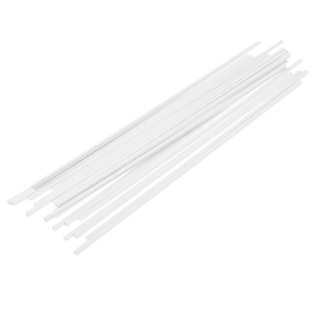 20 PC Vuông Thanh Nhựa ABS Gậy Chụp Hình Kiến Trúc Cảnh Quan Phụ Kiện 3X250 Mm