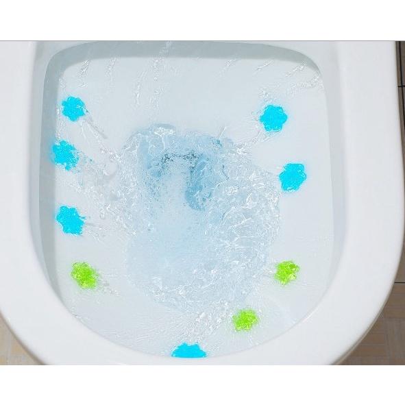 Gel thơm khử bồn cầu, toilet giúp KHỬ MÙI, DIỆT KHUẨN dạng thạch hình bông hoa