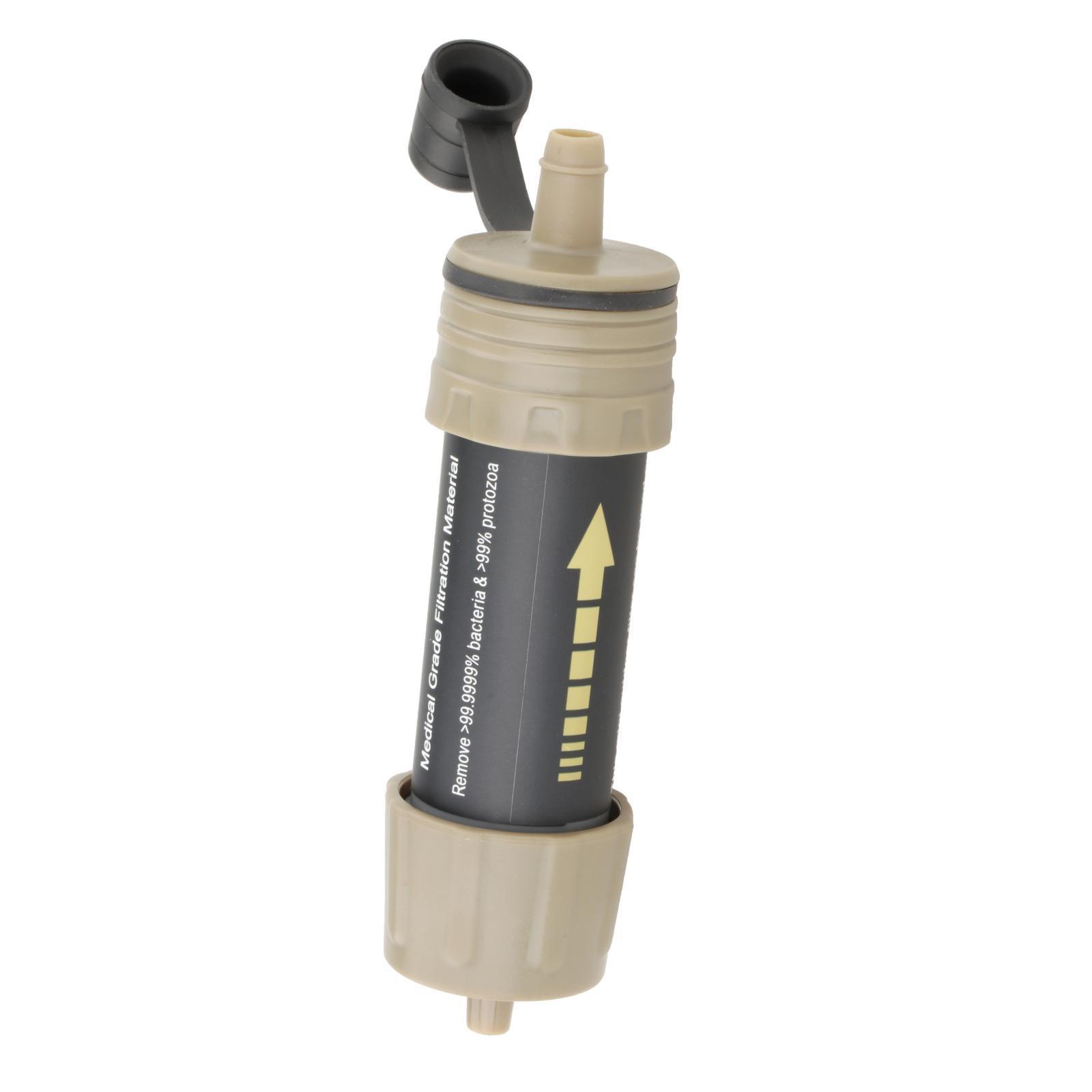 Portable Water Filter Straw Kit Outdoor Water Filter Water Purification with Bag for Traveling