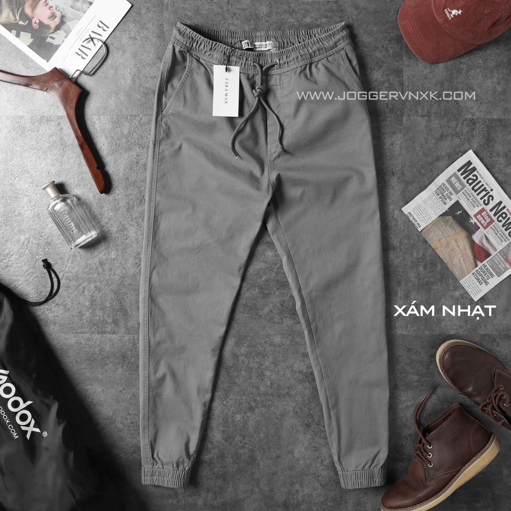 Quần Jogger Bo Gấu, Quần Kaki Nam Nữ Ôm Dáng - Kaki Cao Cấp Za.r