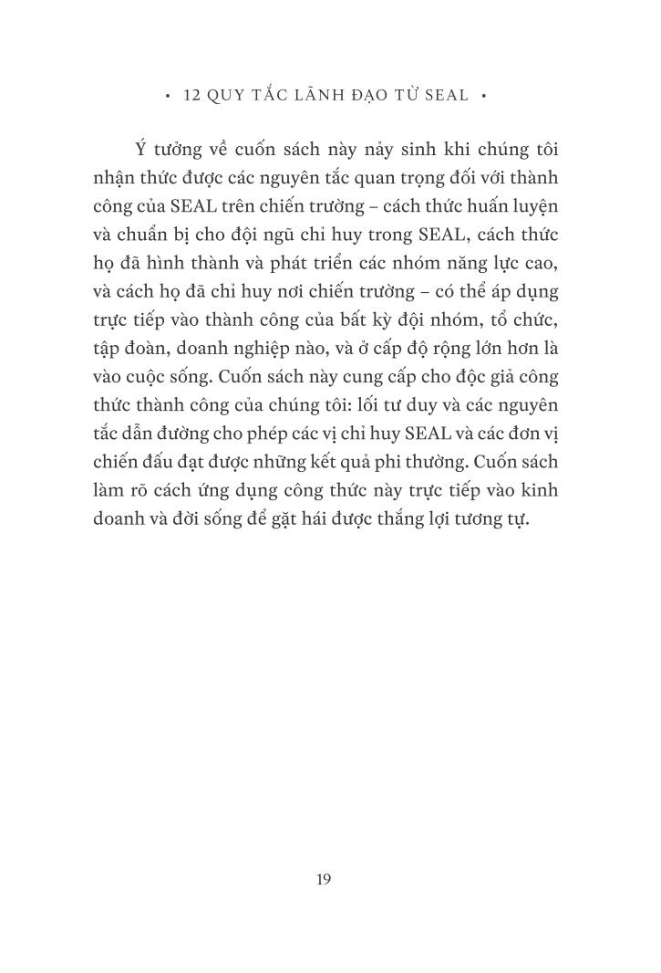 12 Quy Tắc Lãnh Đạo Từ Seal
