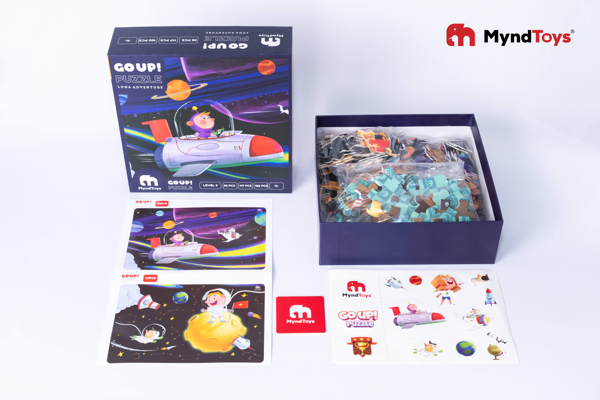 Đồ Chơi Xếp Hình MyndToys GO UP! Puzzle Level 5 - Luna Adventure Series P - Cuộc Du Hành Vũ Trụ