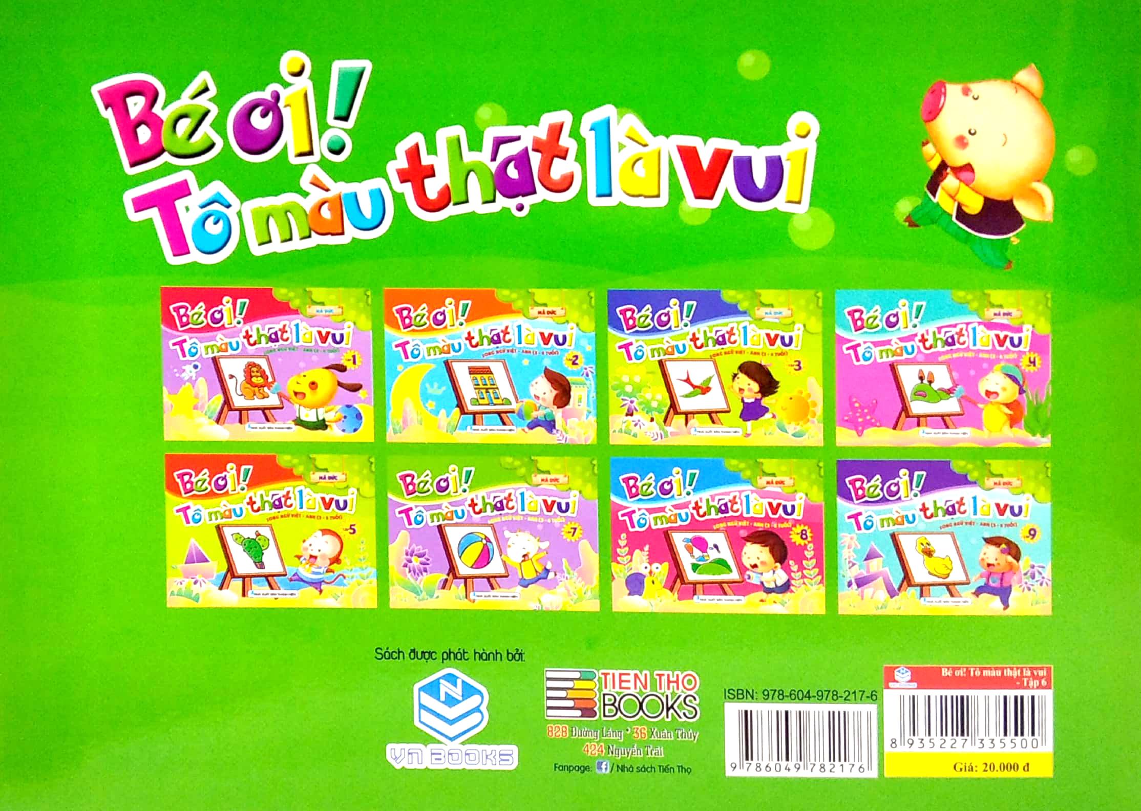 Bé Ơi! Tô Màu Thật Là Vui - Song Ngữ Việt - Anh - Tập 6