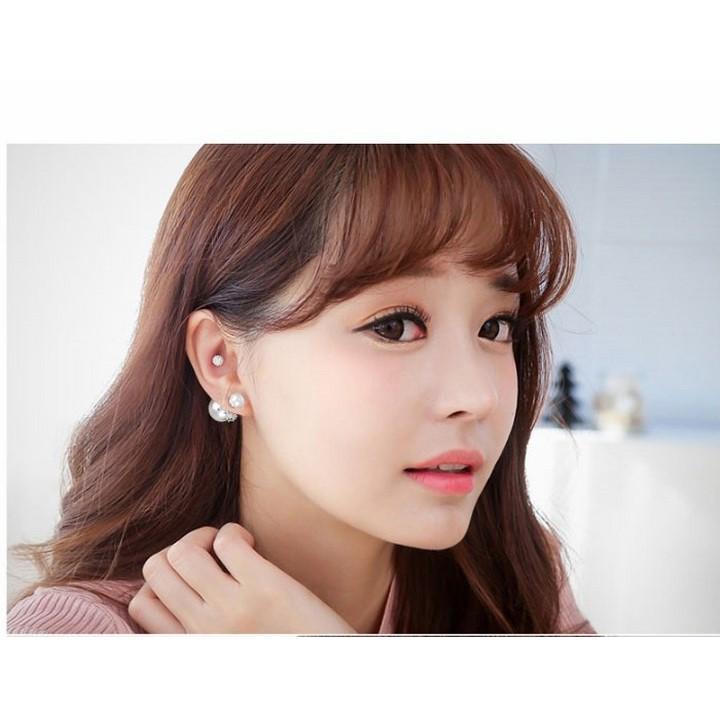 Bông tai ngọc nhân tạo ren BHBT98