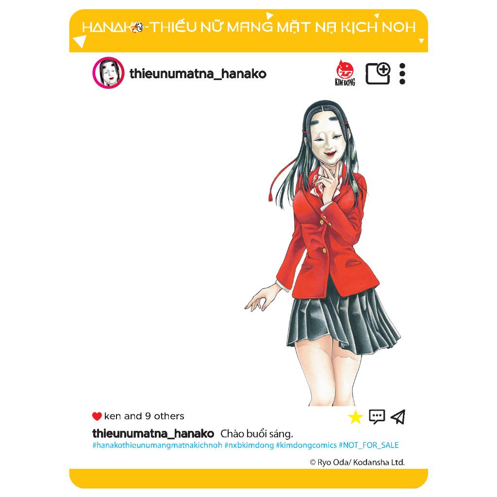 Truyện tranh Hanako - Thiếu Nữ Mang Mặt Nạ Kịch Noh - Tập 6 - Tặng kèm SNS Card - NXB Kim Đồng