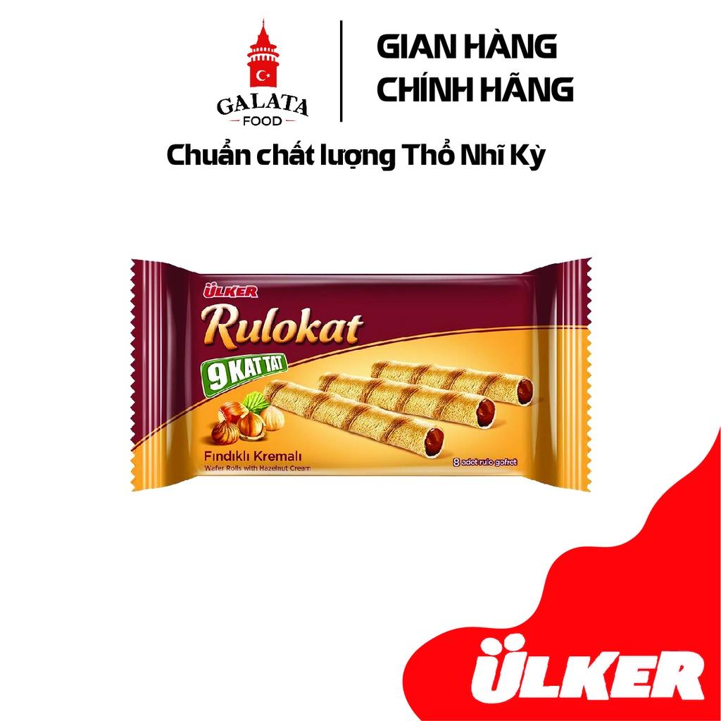 Bánh quế ULKER RULOKAT vị Sô cô la hạt phỉ 42g