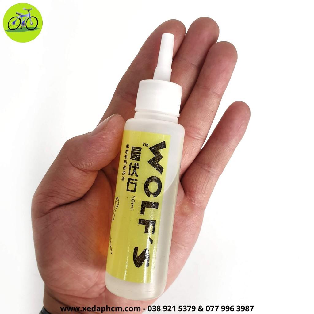 Dầu Tra Sên, Xích, Líp Xe Đạp Wolfs YIQIAO 50 ml