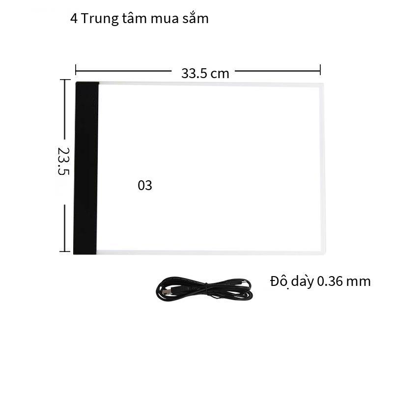 Phong cách mới nhất bán hàng trực tiếp A4LED bảng sao chép A3 bảng dạ quang mờ nổi bật sao chép tranh thư pháp hoạt hình văn phòng phẩm bảng vẽ