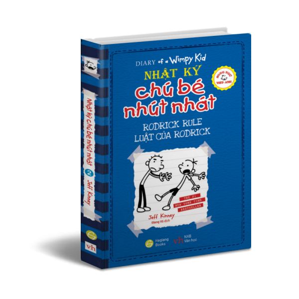 Combo tập 1-3 Nhật Ký Chú Bé Nhút Nhát bản Song Ngữ - Diary Of A Wimpy Kid - Truyện song ngữ dành cho thiếu nhi có note từ vựng, tặng kèm file nghe