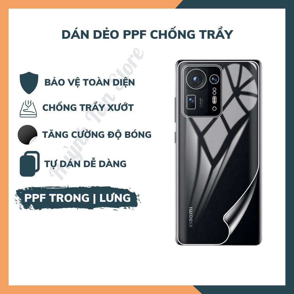 Dán dẻo PPF Mi Mix 4 5G trong suốt hoặc nhám , chống trầy xướt, giữ nguyên vẻ đẹp ban đầu
