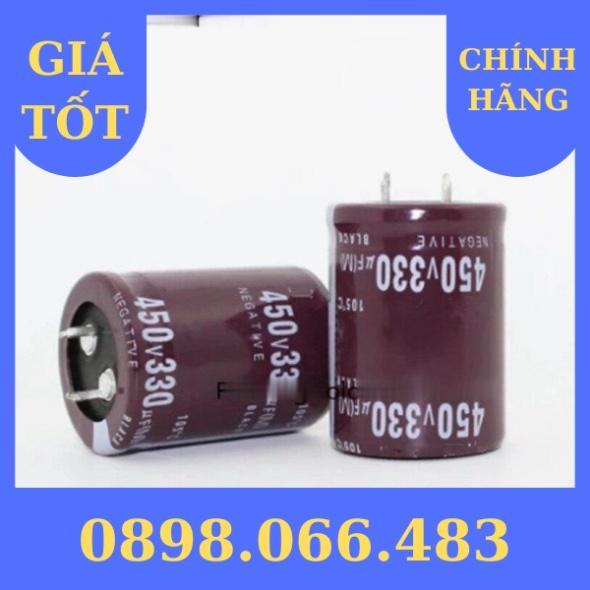 Tụ Điện Điện Phân 450V 330Uf 330Uf 450V Thể Tích 30*40Mm 30X35Mm Chất Lượng Tốt Nhất hàng nhập