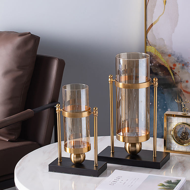 Bình Hoa Thủy Tinh Hợp Kim Sang Trọng Cao Cấp Kiểu Châu Âu DECOR LUXURY - Hàng Nhập Khẩu
