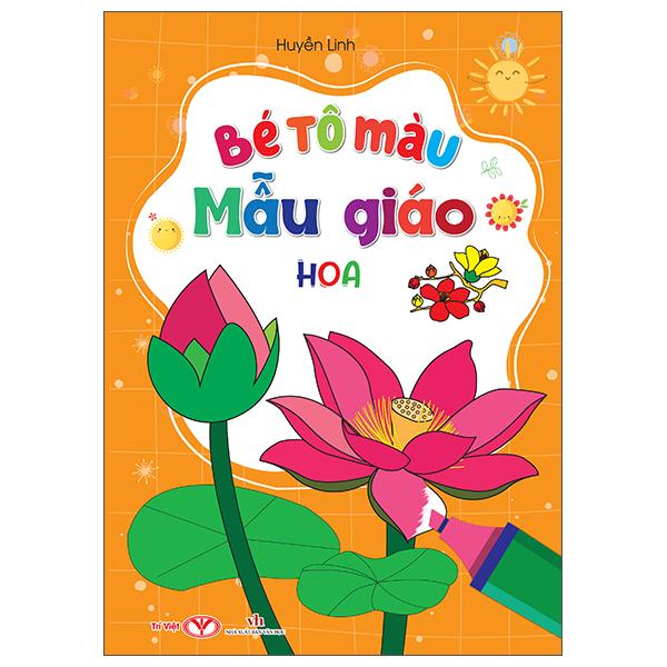 Sách - Bé Tô Màu Mẫu Giáo - Hoa