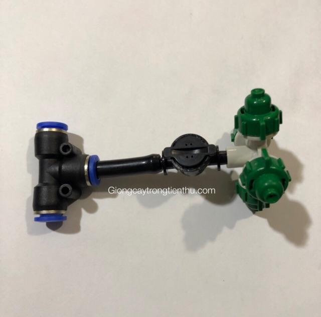 BỘ BÉC PHU SƯƠNG 4 CỬA +NỐI NHANH T8mm+CÓ VAN ÁP CHỐNG RỈ NƯỚC