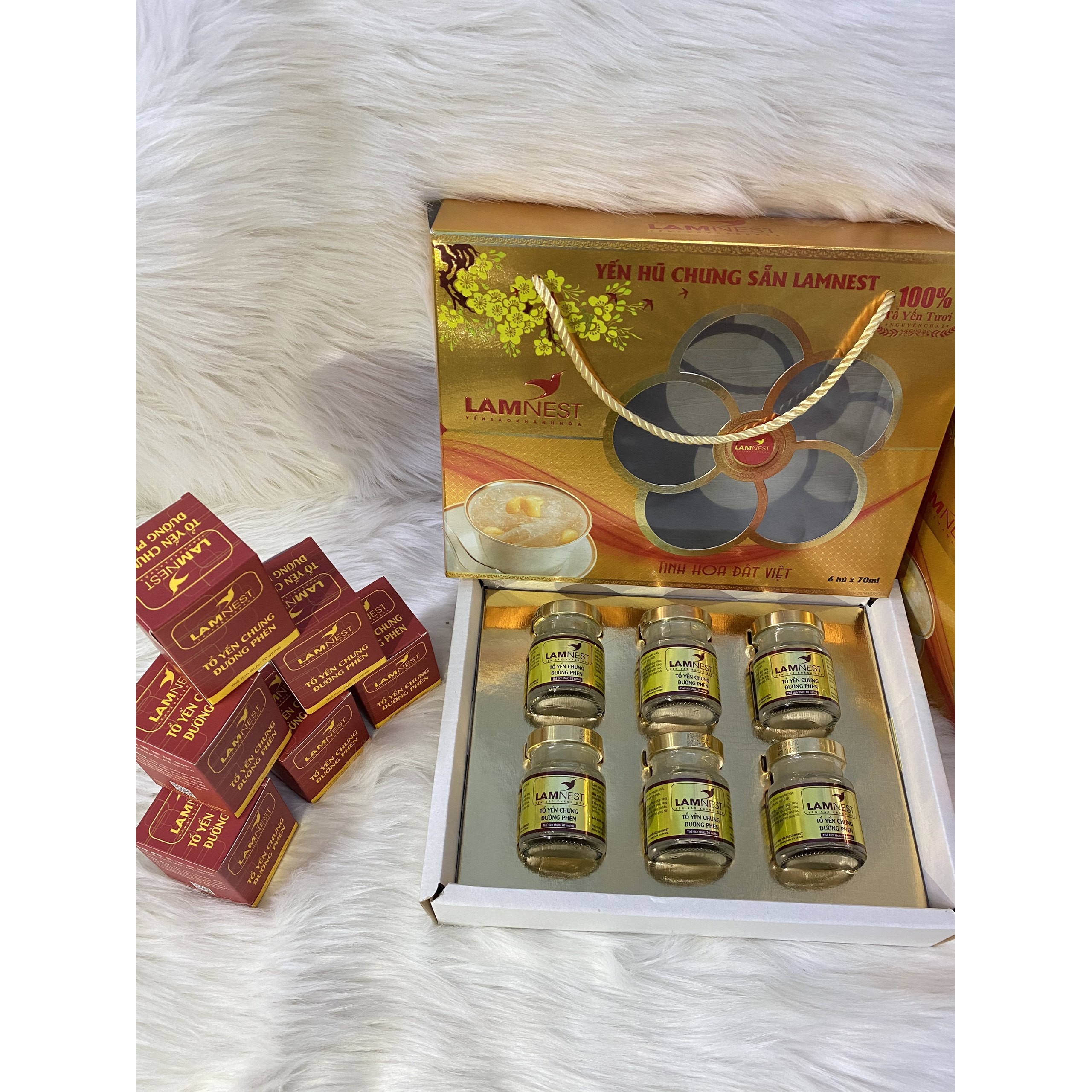 Lốc 6 hủ Tổ Yến Chưng Đường Phèn - Lamnest