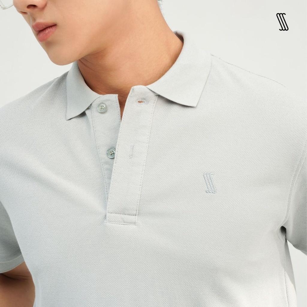 Áo thun polo nam cổ bẻ SSSTUTTER polo cơ bản thêu logo SSS LOGO POLO