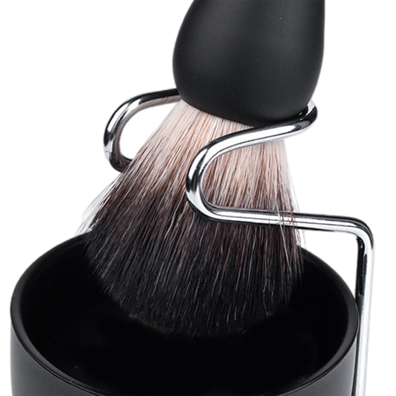 Shaving Brush Set Bowl Stand Brush Present for Home Mustache Thanksgiving