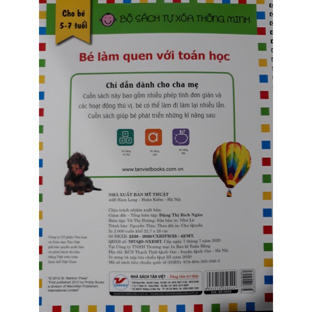 Bộ Tự Xóa Thông Minh Bé Làm Quen Với Toán Học - Bản Quyền