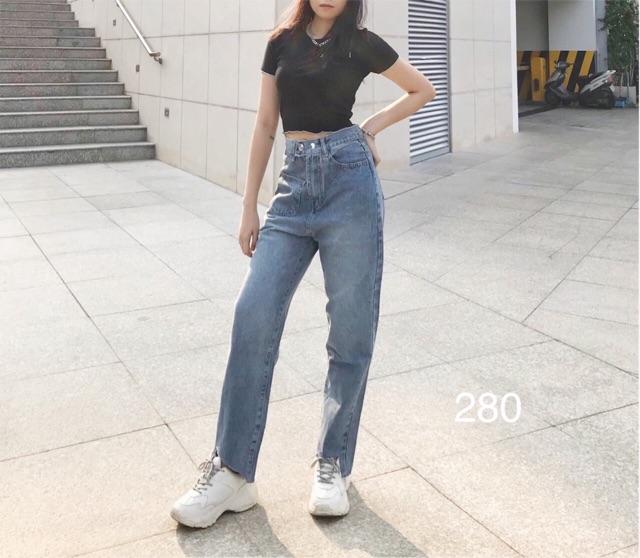 Quần Baggy JEANS ống suông